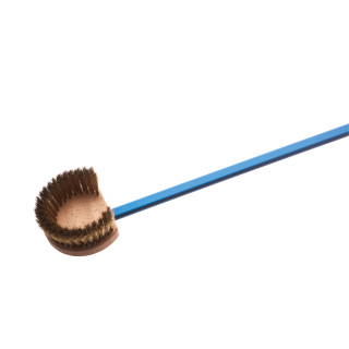 Brosse Laiton tournante demi lune pour four à pizza - ACSPT