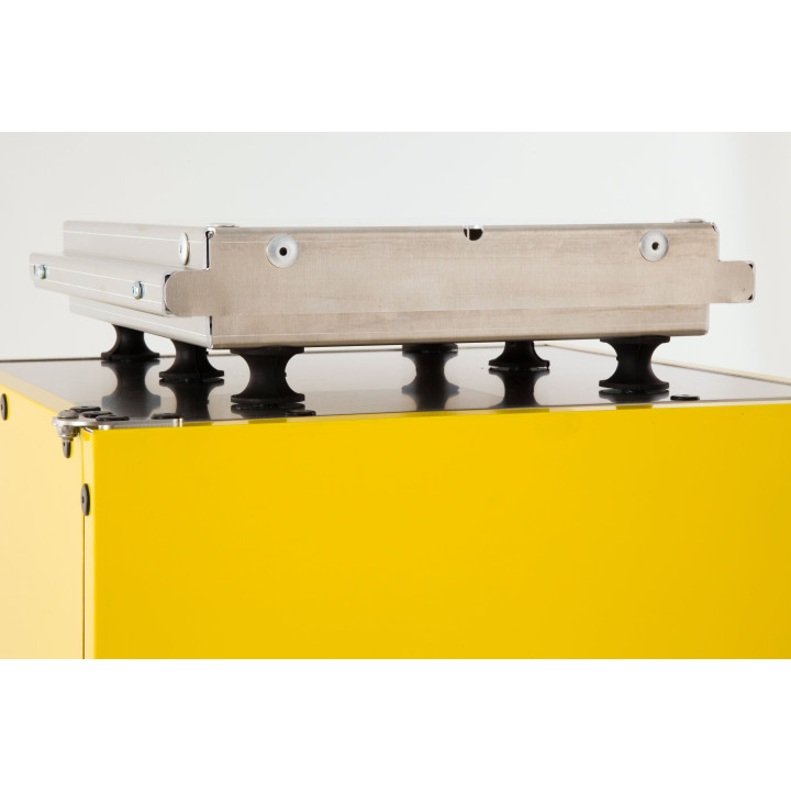 GI METAL - Plaque de fixation pou caisse de livraison