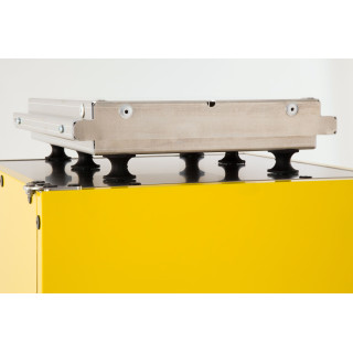 GI METAL - Plaque de fixation pou caisse de livraison