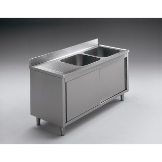 GEMM - Plonge sur pied ouverte 1 vasque 50x50x30h - 100x70x85h