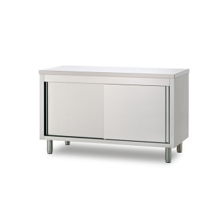 Gemm - meuble inox avec étagère