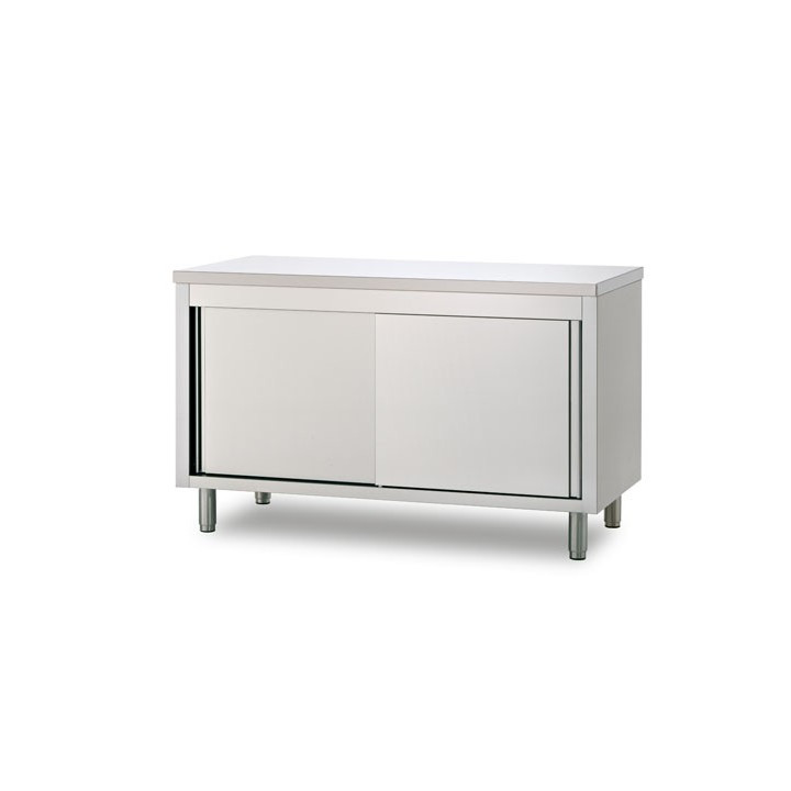 Gemm - meuble inox avec étagère