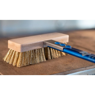 Brosse Laiton rectangulaire pour four à pizza - ACSP3