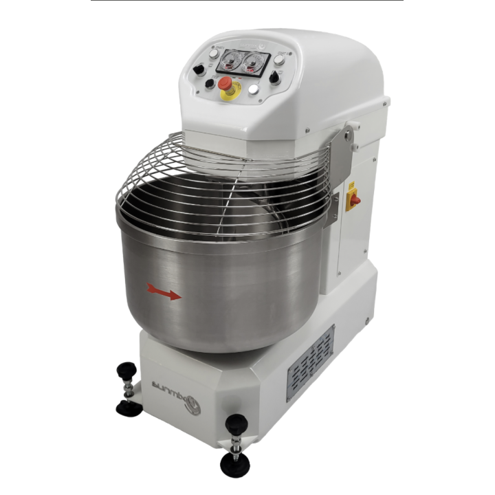 SUNMIX - Pétrin 40kg (60l) - Triphasé - 2 Vitesses + Tête fixe | Pizza Boutique
