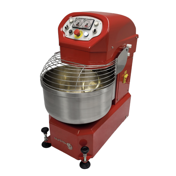 SUNMIX - Pétrin 60kg (81l) - Triphasé - 2 Vitesses + Tête fixe | Pizza Boutique