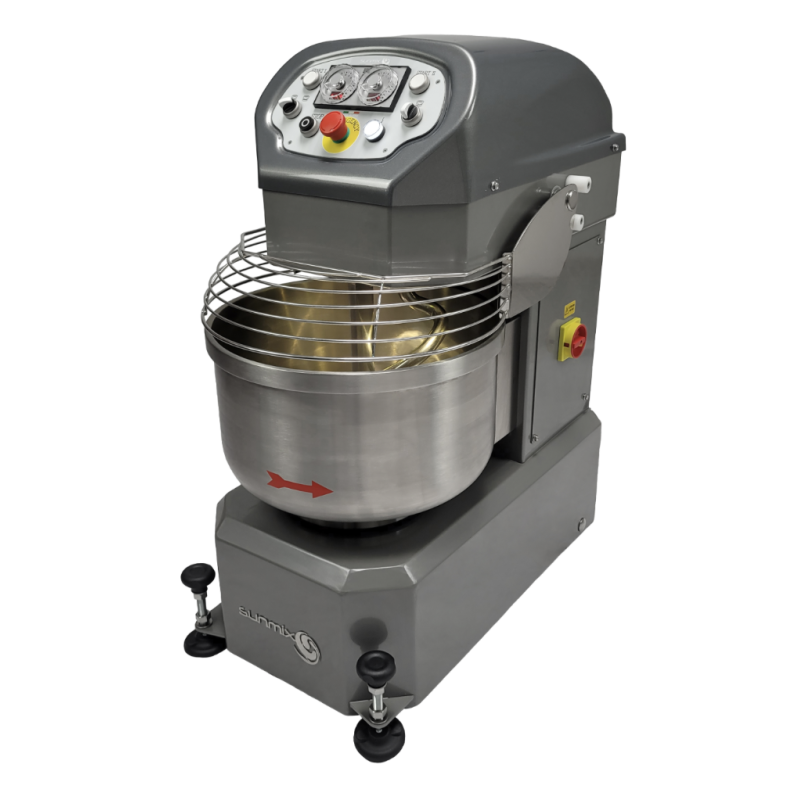 SUNMIX - Pétrin 60kg (81l) - Triphasé - 2 Vitesses + Tête fixe | Pizza Boutique