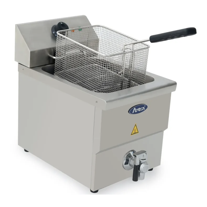 ATOSA - Friteuse électrique avec vidange | Pizza Boutique