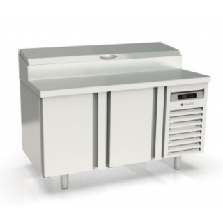 Meuble de préparation pizza - Bacs 1/3 - 362L