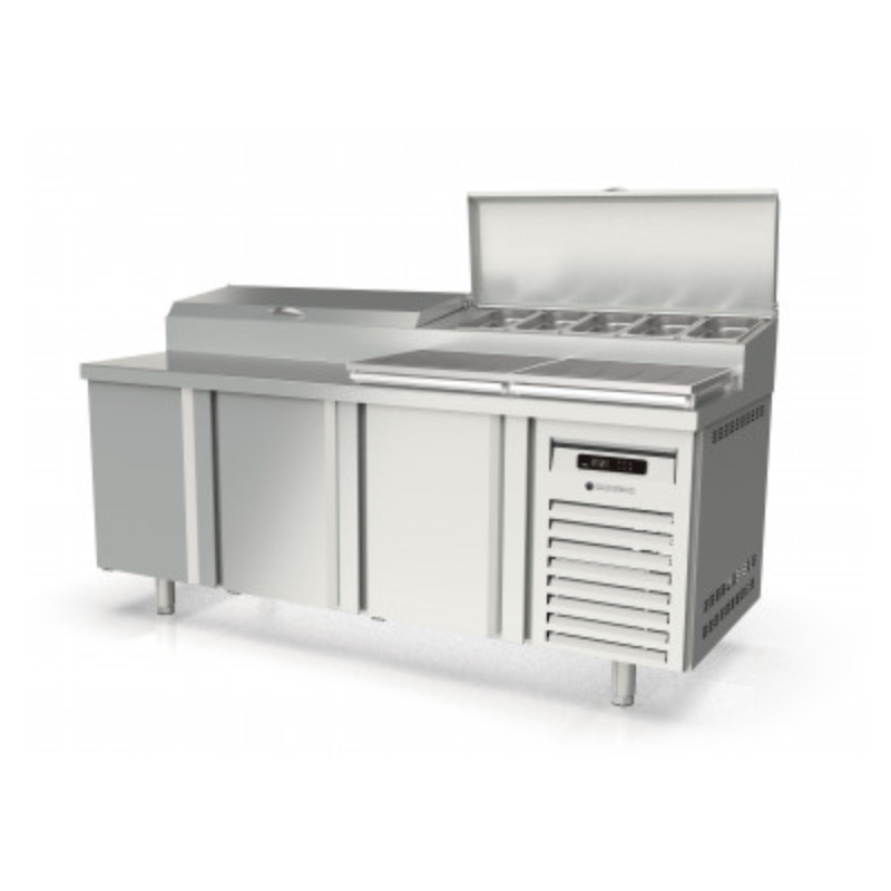 CORECO - Meuble de préparation pizza - 3 portes | Pizza Boutique