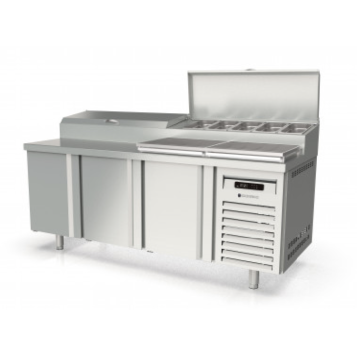CORECO - Meuble de préparation pizza - 3 portes | Pizza Boutique