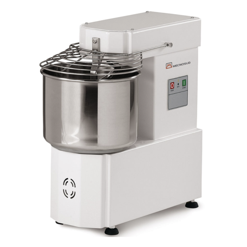 MECNOSUD - Pétrin à spirale PK - 12kg - Tête relevable | Pizza Boutique
