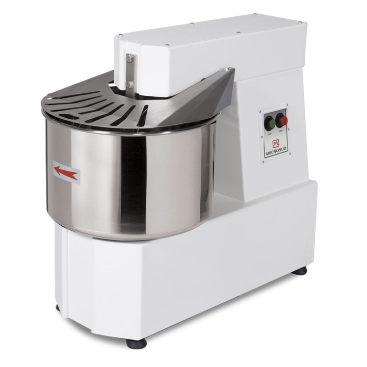 MECNOSUD - Pétrin à spirale PK - Tête relevable - 38kg - Triphasé| Pizza Boutique