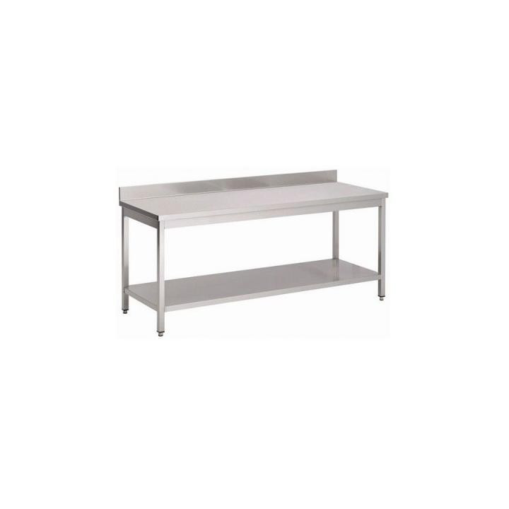 FIMAR - table inox avec étagère et étagère