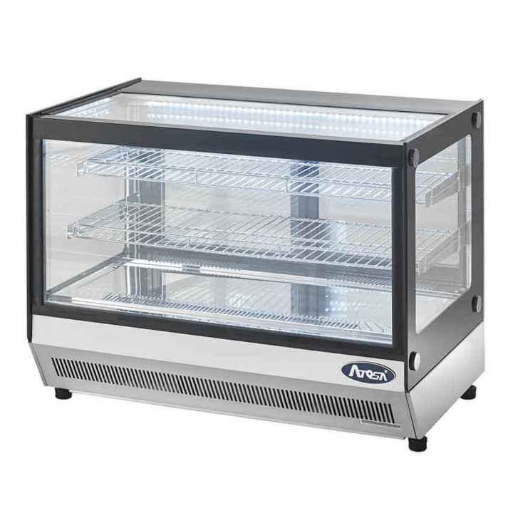 ATOSA - Vitrine de comptoir réfrigérée - Froid positif - 160l