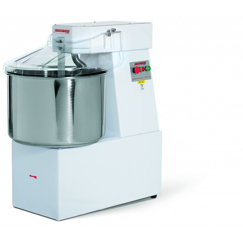 Pétrin à spirale à tête fixe 35kg