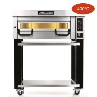 PIZZAMASTER - Four électrique 1x6 pizzas avec support - commandes digitales