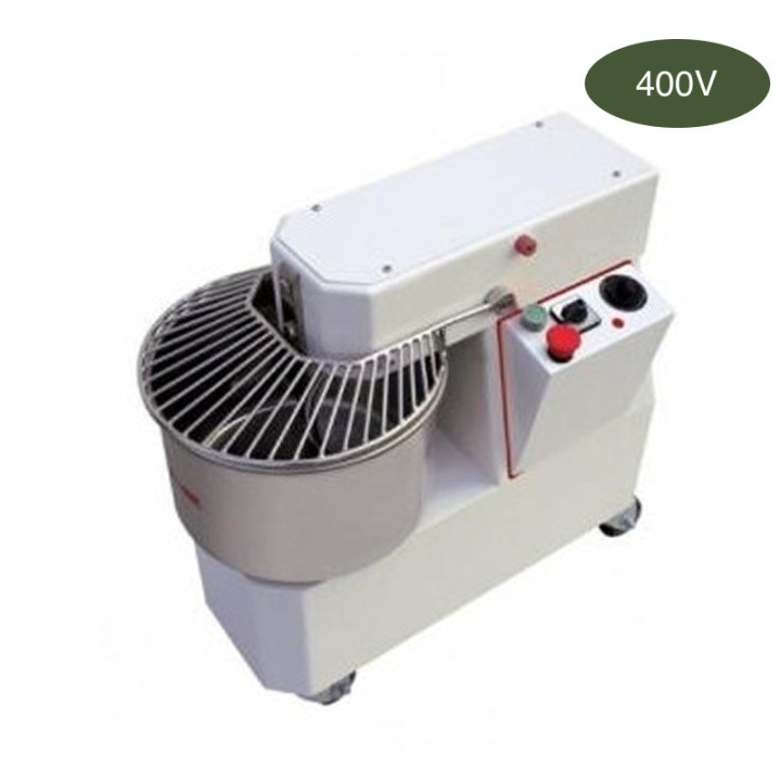PIZZAGROUP -  Pétrin à spirale 38 Kg à Tête fixe + 2 Vitesses