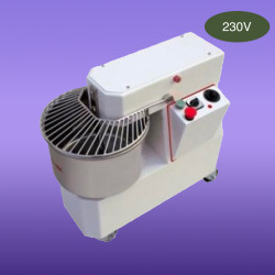 PIZZAGROUP -  Pétrin à spirale 18kg - Tête fixe + Vitesse variable - Monophasé