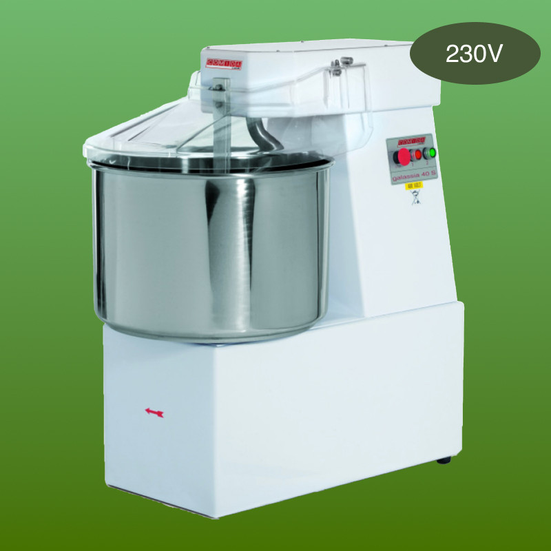 Pétrin à spirale à tête fixe 18kg