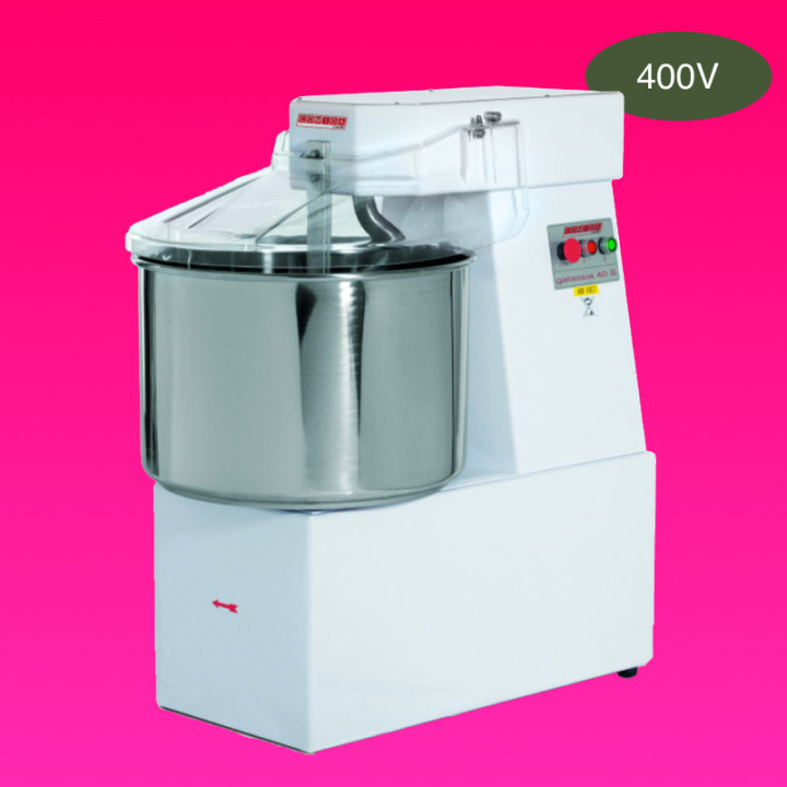 Pétrin à spirale à tête fixe 45kg