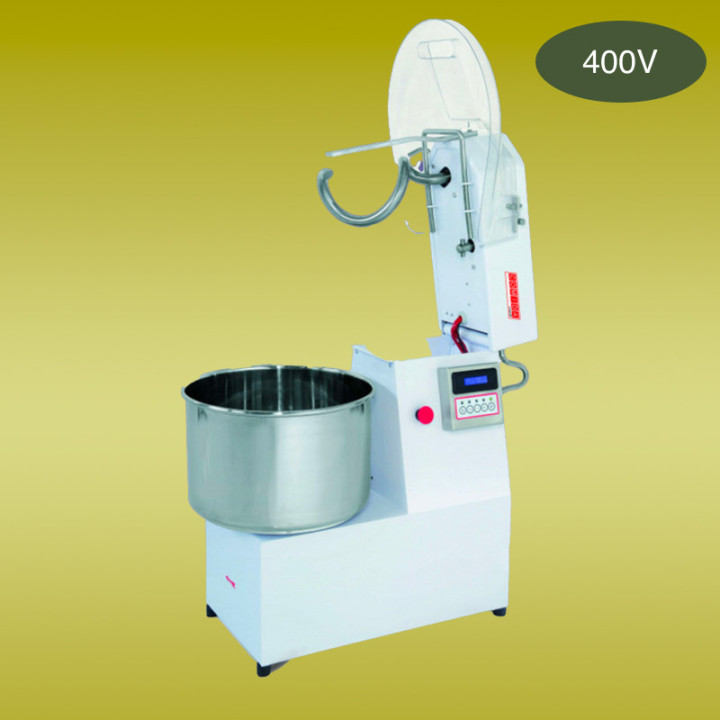 Pétrin à spirale à tête relevable 25kg