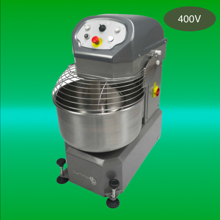 SUNMIX - Pétrin 40kg (60l) - Triphasé - 2 Vitesses + Tête fixe | Pizza Boutique