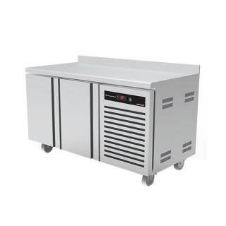 Desserte réfrigérée froid positif 2 portes 274L inox