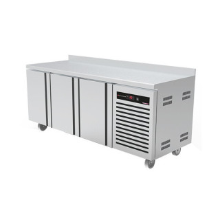 Desserte réfrigérée froid positif 4 portes 581L inox
