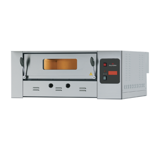 ITALFORNI - Four à pizza gaz gamme eco gaz 6 pizzas en profondeur diam.30mm superposable