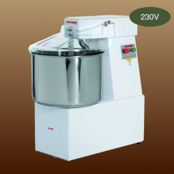 Pétrin à spirale à tête fixe 18kg