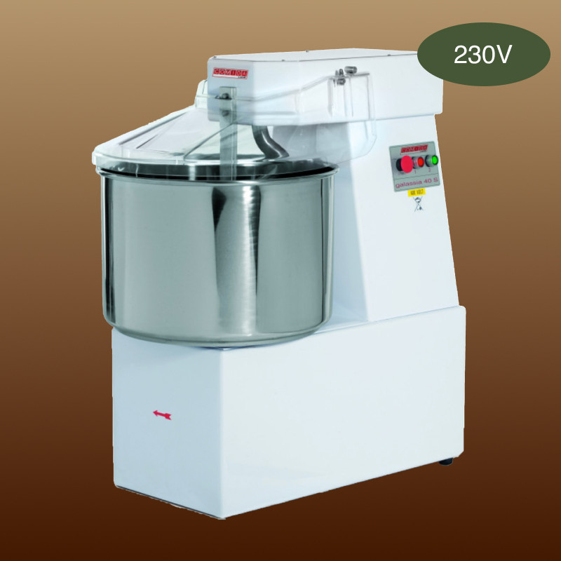 Pétrin à spirale à tête fixe 18kg