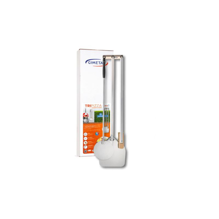 GI METAL - Kit Tripizza avec support mural pour pelles