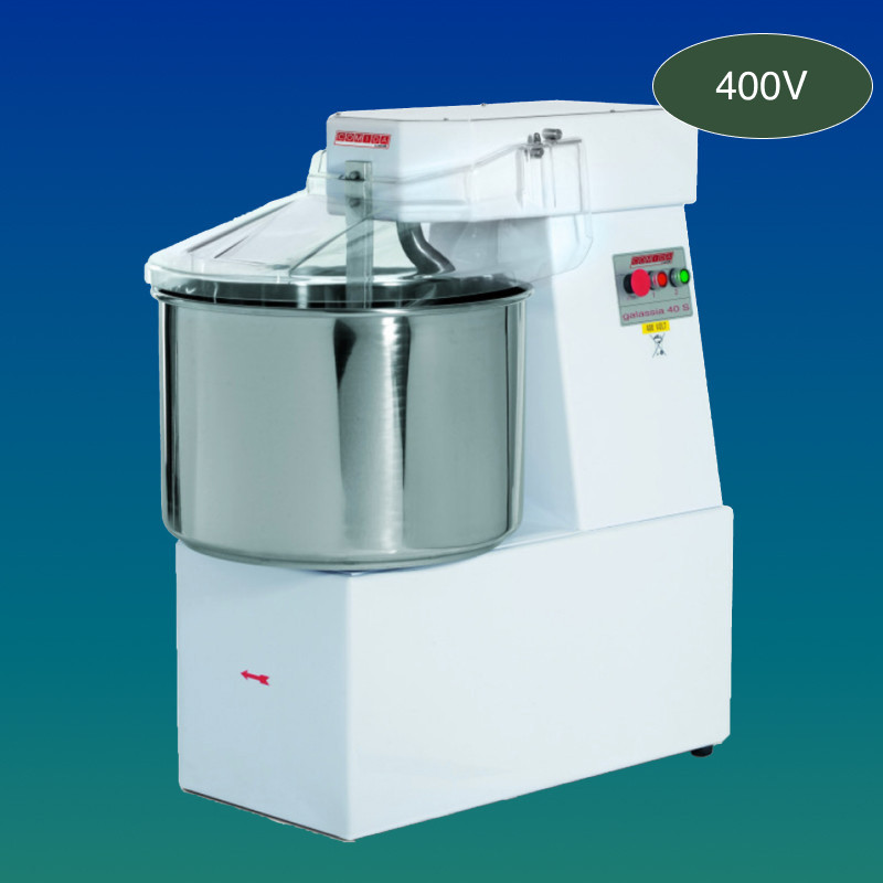 Pétrin à spirale à tête fixe 25kg