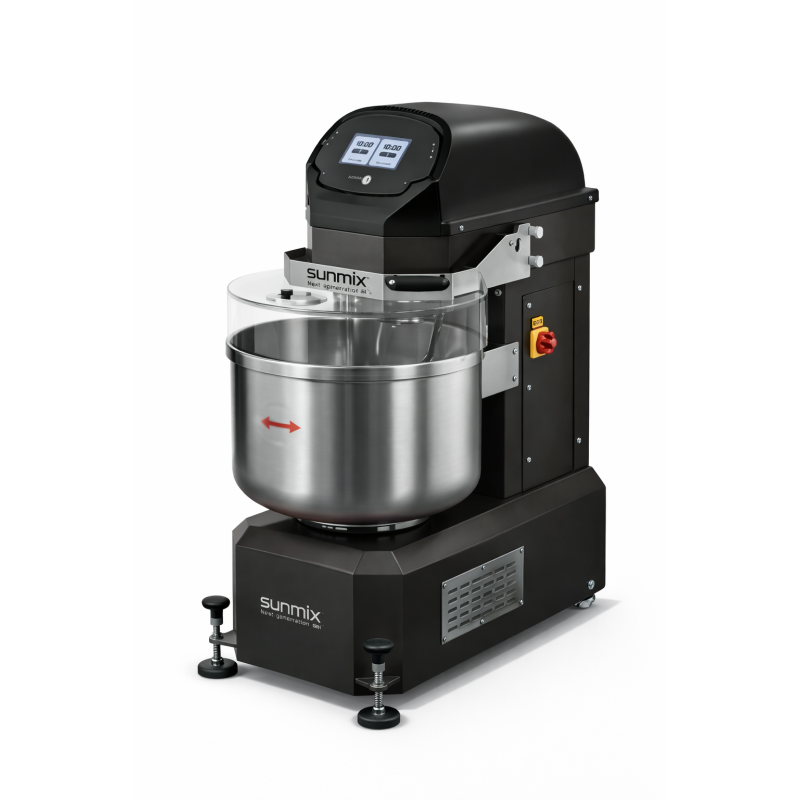 SUNMIX - Pétrin 40kg (55l) - Monophasé - 2 Vitesses + Tête fixe | Pizza Boutique