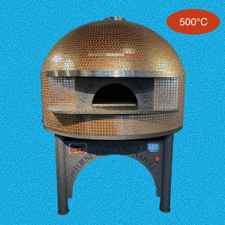 Zazzaro Forni - Four rotatif à gaz/bois - 7 pizzas