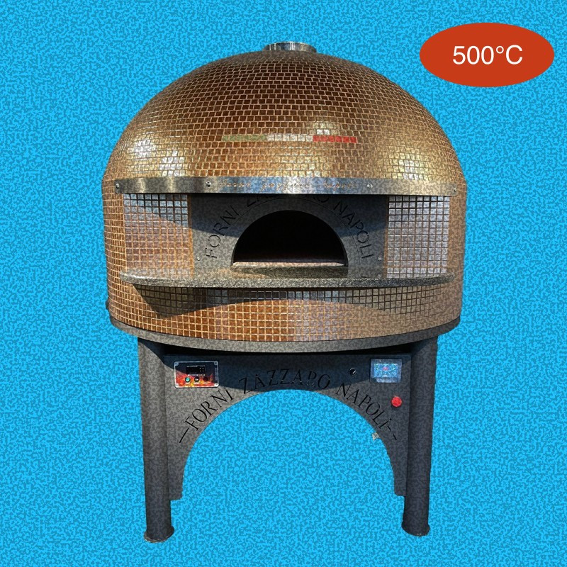 Zazzaro Forni - Four rotatif à gaz/bois - 7 pizzas