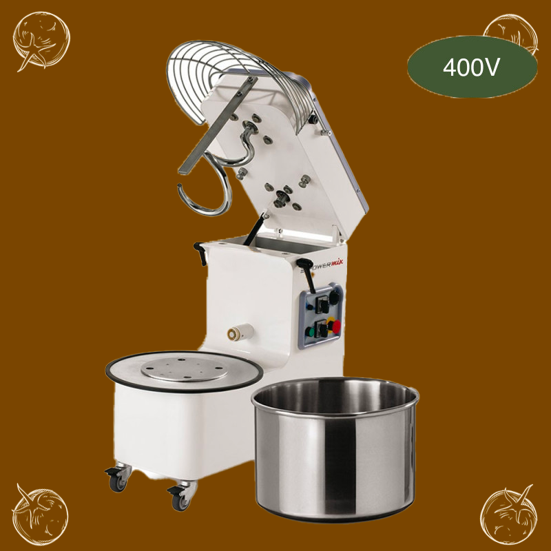 Pétrin à spirale 25kg - Triphasé 2 vitesses